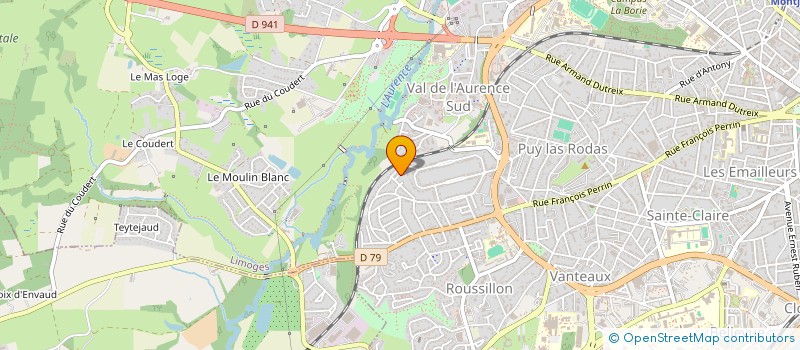 localisation de l'entreprise KAON à LIMOGES