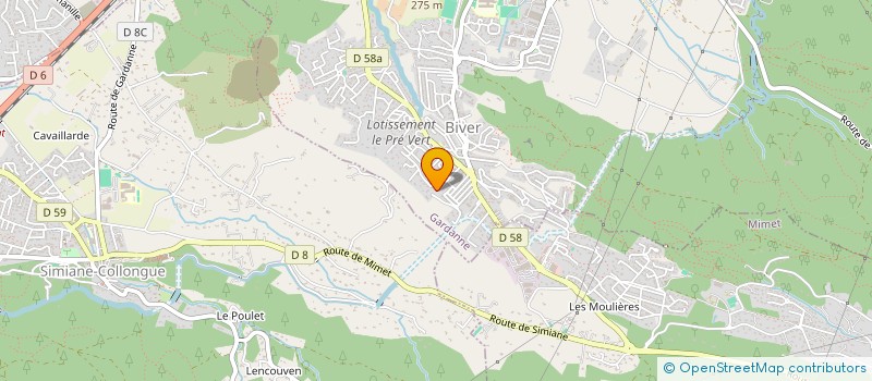 localisation de l'entreprise KAORI à GARDANNE
