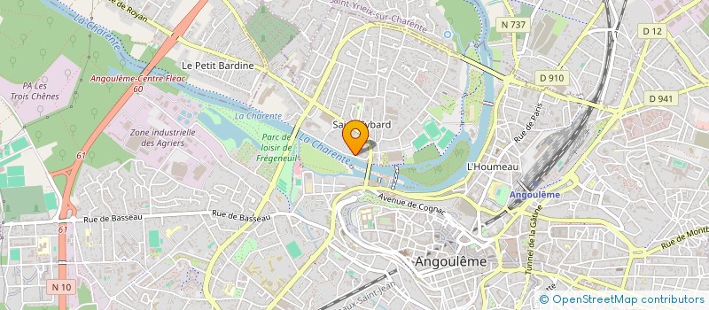 localisation de l'entreprise KAOS AURORE LENOIR à ANGOULEME