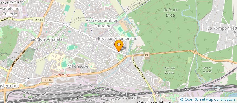 localisation de l'entreprise KAOUANE  BROU-SUR-CHANTEREINE