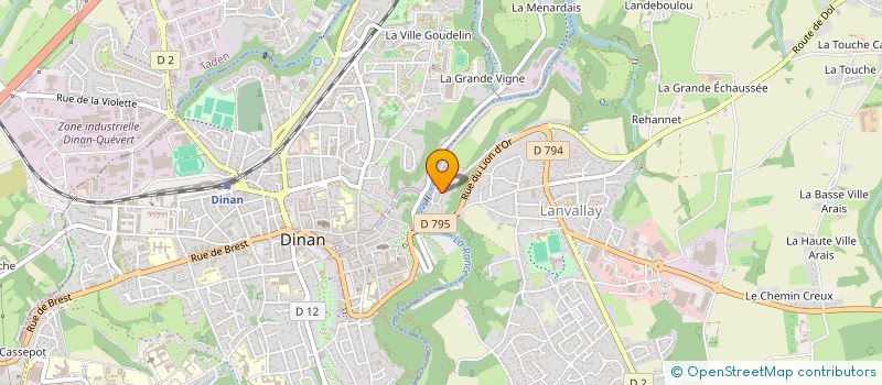 localisation de l'entreprise KAOUANN à DINAN