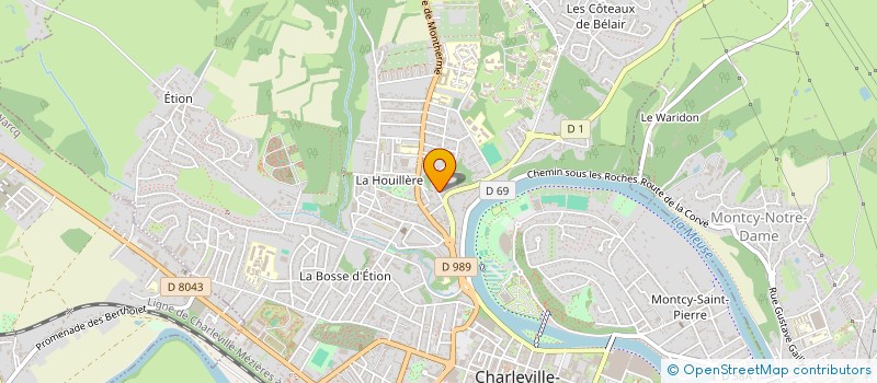 localisation de l'entreprise KAOUDOUNE  CHARLEVILLE-MEZIERES