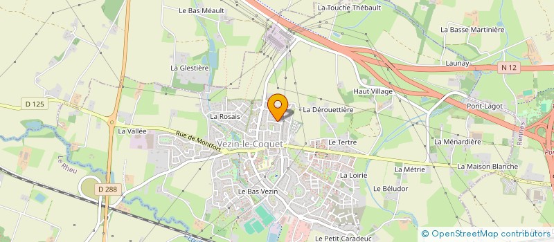 localisation de l'entreprise KAOUENN  VEZIN-LE-COQUET