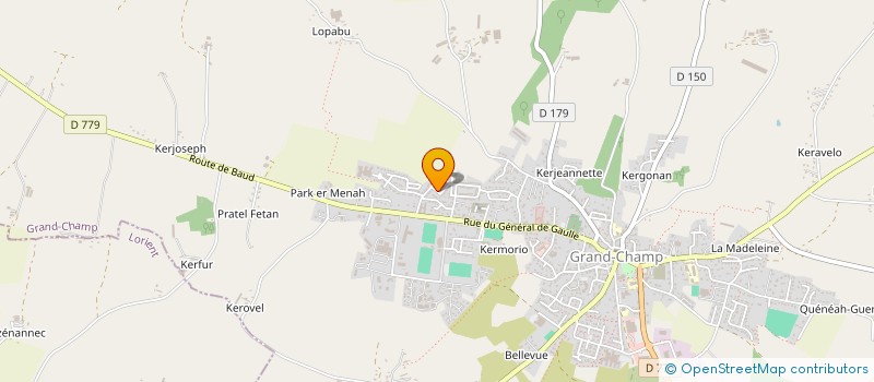 localisation de l'entreprise KAOUENN ULTIMATE FRISBEE  GRAND-CHAMP