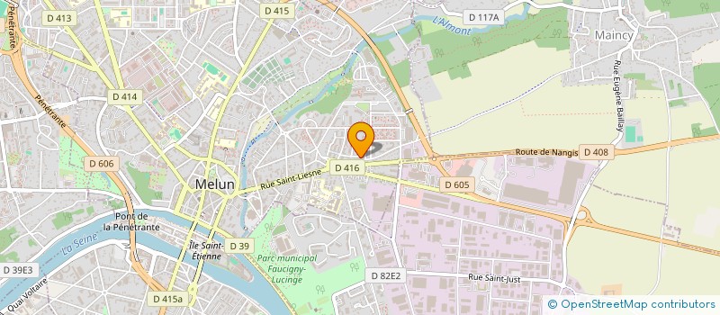 localisation de l'entreprise KAP 3000 à MELUN