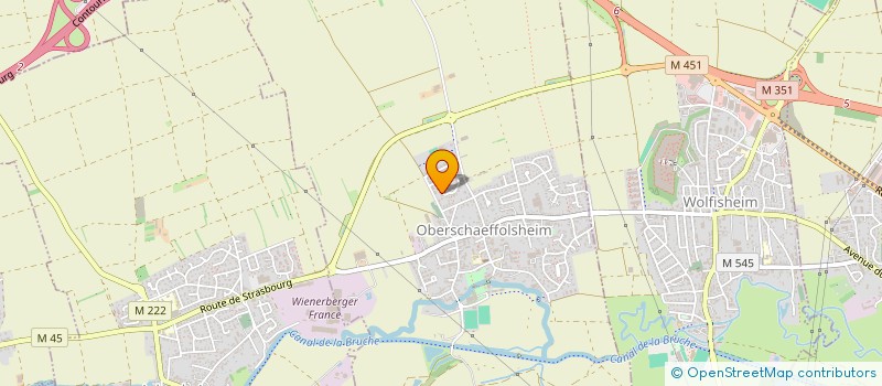 localisation de l'entreprise KAP  OBERSCHAEFFOLSHEIM