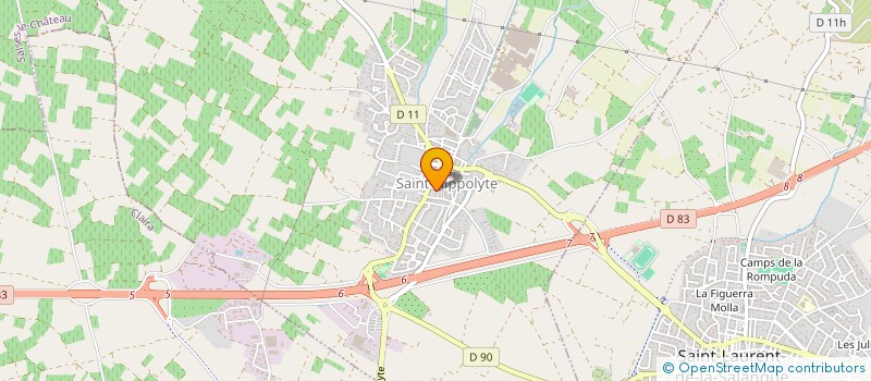 localisation de l'entreprise KAP  SAINT-HIPPOLYTE