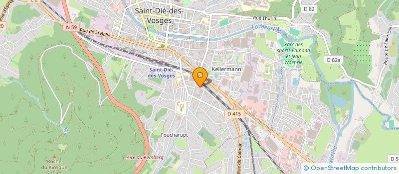 localisation de l'entreprise KAP BARDAGE SASU  SAINT-DIE-DES-VOSGES