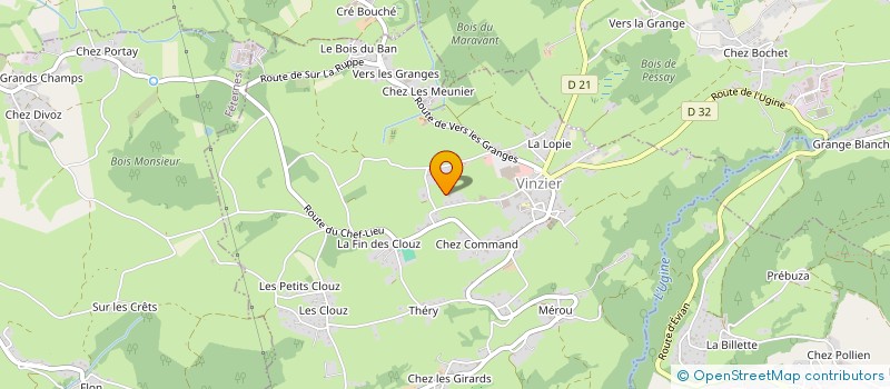 localisation de l'entreprise KAP BERNEX  VINZIER