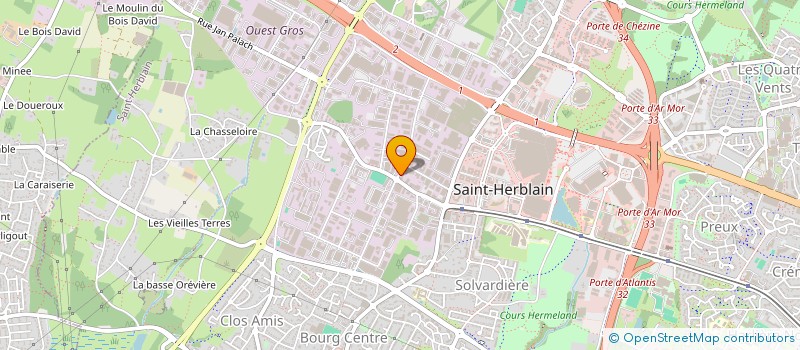 localisation de l'entreprise KAP CAR à SAINT-HERBLAIN
