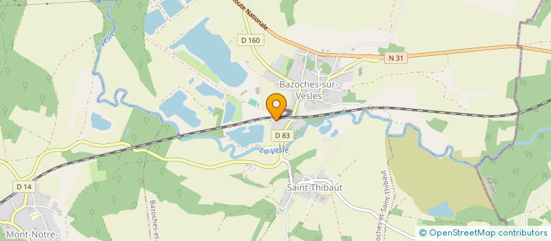 localisation de l'entreprise KAP CHANTRAINES  BAZOCHES-ET-SAINT-THIBAUT