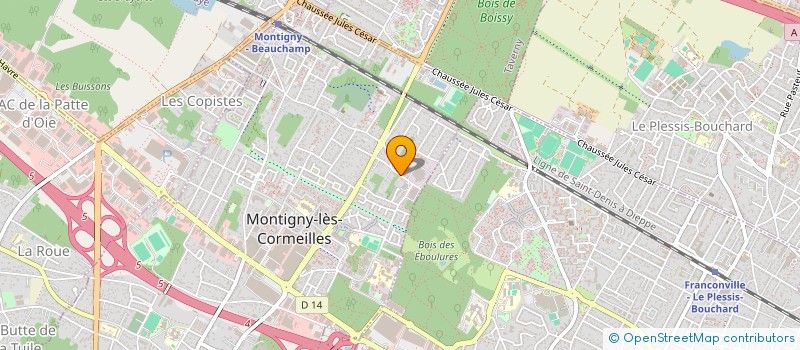 localisation de l'entreprise KAP CONSEIL  ENGHIEN-LES-BAINS