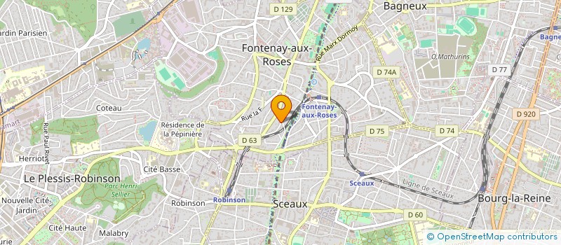 localisation de l'entreprise KAP CONSULTING à FONTENAY-AUX-ROSES