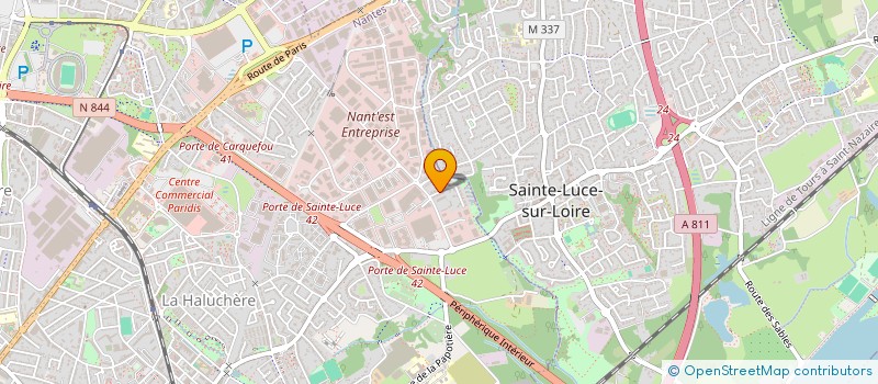 localisation de l'entreprise KAP COURTAGE à SAINTE-LUCE-SUR-LOIRE