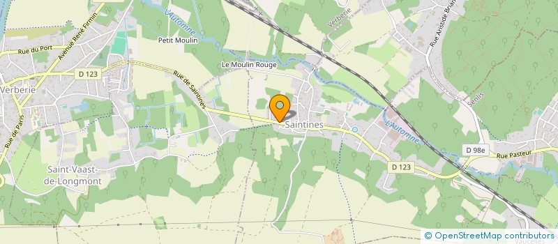 localisation de l'entreprise KAP DU VALOIS  SAINTINES