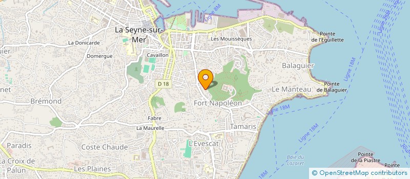 localisation de l'entreprise KAP ELEC à LA SEYNE-SUR-MER