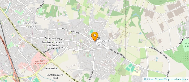localisation de l'entreprise KAP FINANCE à SAINT-DENIS-EN-VAL