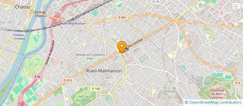 localisation de l'entreprise KAP FLOOR à RUEIL-MALMAISON