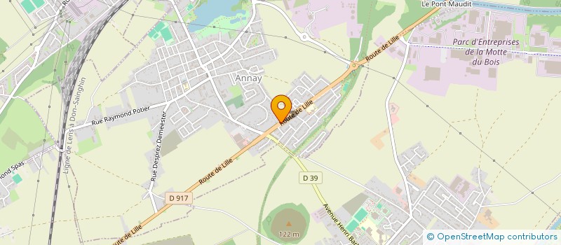 localisation de l'entreprise KAP IMMOBILIER à ANNAY