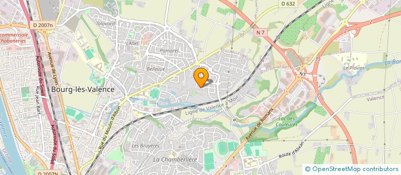 localisation de l'entreprise KAP'IMO  BOURG-LES-VALENCE