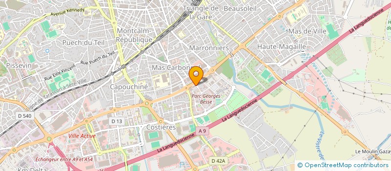 localisation de l'entreprise KAP INGENIERIE à NIMES