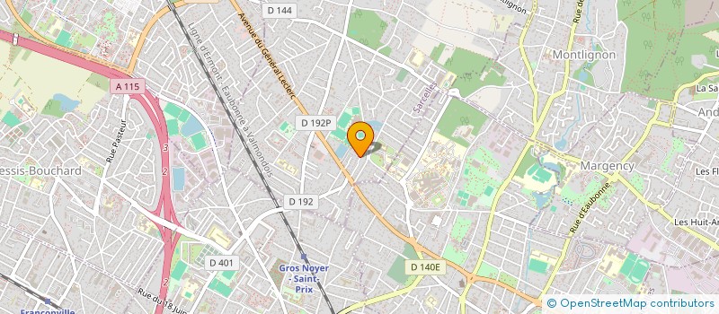 localisation de l'entreprise KAP INVEST 95 à SAINT-PRIX
