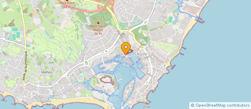 localisation de l'entreprise KAP INVEST  AGDE