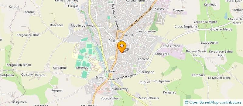 localisation de l'entreprise KAP PREVENTION  PLABENNEC