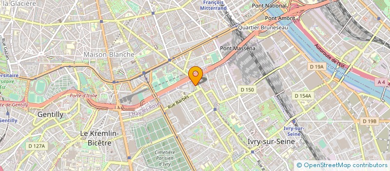 localisation de l'entreprise KAP SUD SECURITE PRIVEE à IVRY-SUR-SEINE