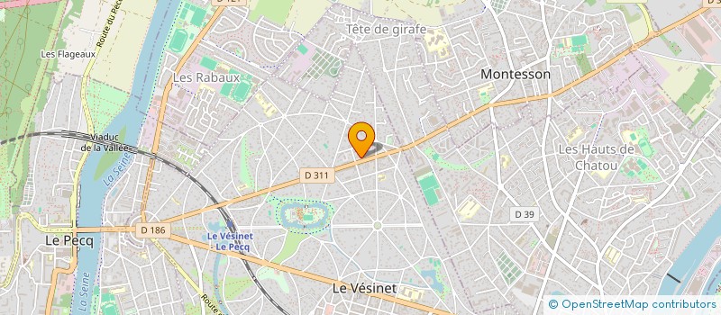 localisation de l'entreprise KAP-TEN  LE VESINET