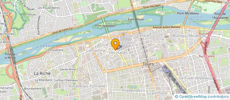 localisation de l'entreprise KAP TOURS  TOURS