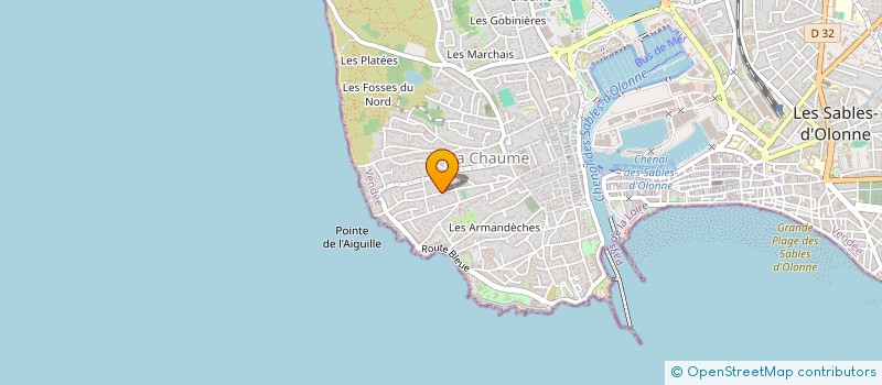localisation de l'entreprise KAP TRICHET à LES SABLES D'OLONNE