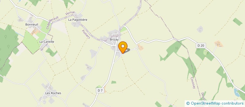 localisation de l'entreprise KAP VIE  COUSSAY