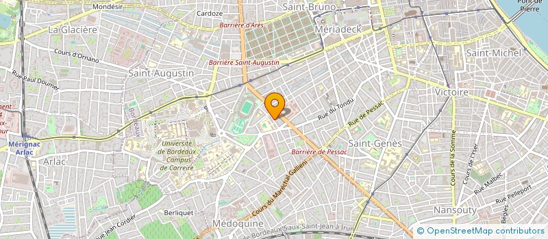 localisation de l'entreprise KAP WEST à BORDEAUX