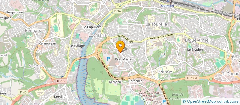 localisation de l'entreprise KAP WEST EVENTS  QUIMPER