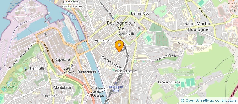 localisation de l'entreprise KAP WIM à BOULOGNE-SUR-MER