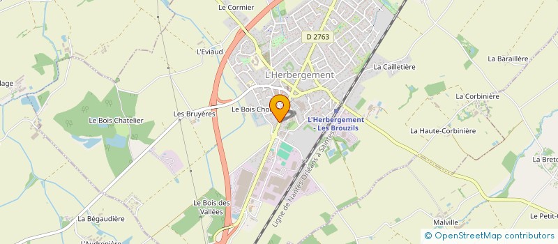 localisation de l'entreprise KAPA à L'HERBERGEMENT