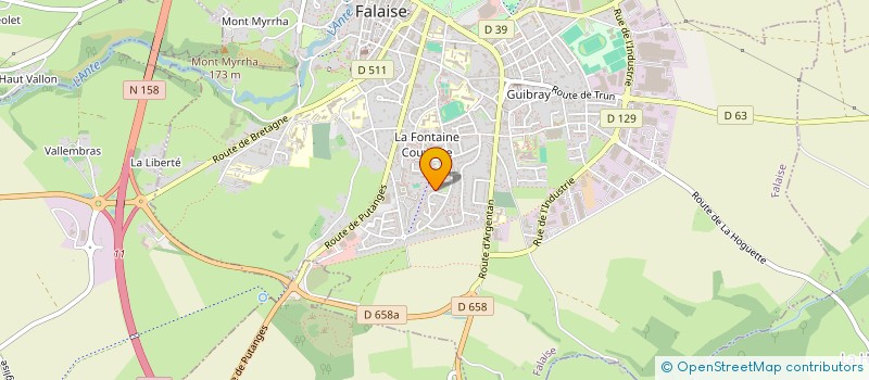 localisation de l'entreprise KAPA GROUPE  FALAISE