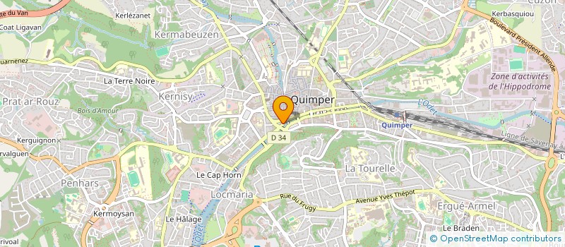 localisation de l'entreprise KAPA-IMMO à PONT-L'ABBE