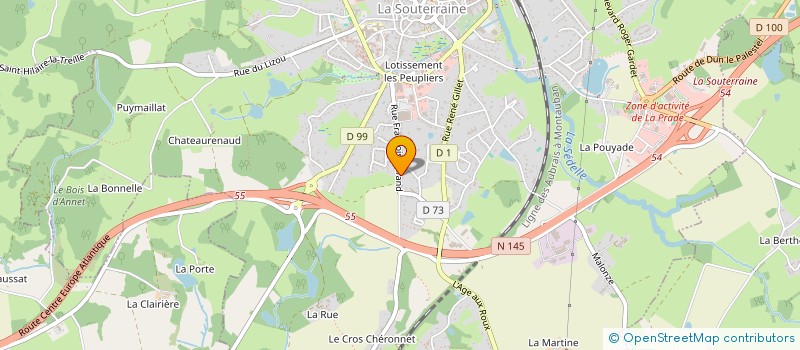 localisation de l'entreprise KAPA15 à LA SOUTERRAINE