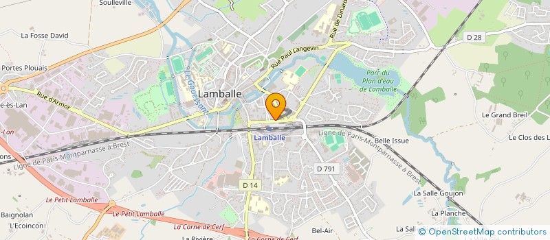 localisation de l'entreprise KAPAB  LAMBALLE-ARMOR