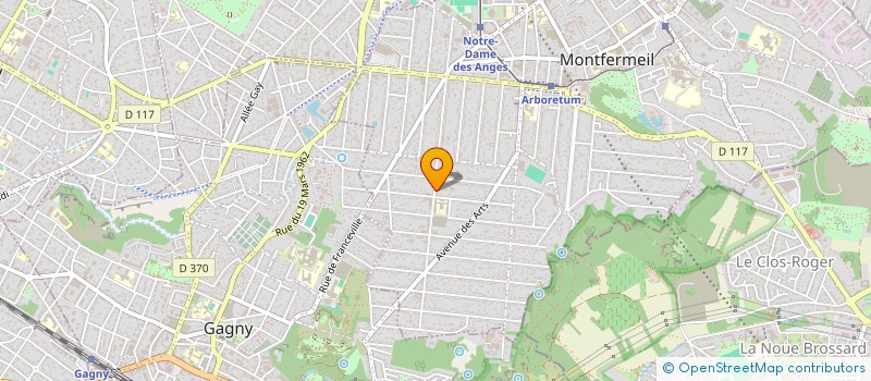 localisation de l'entreprise KAPALI à MONTFERMEIL