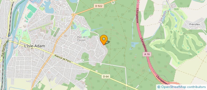 localisation de l'entreprise KAPAMA  L'ISLE-ADAM