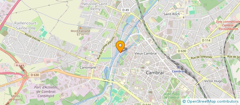 localisation de l'entreprise KAPAMED à CAMBRAI