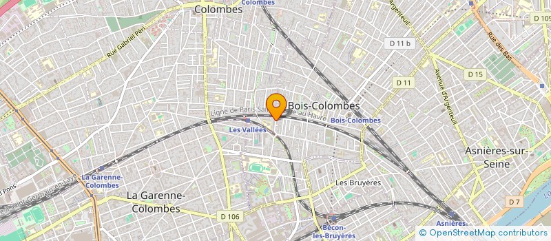 localisation de l'entreprise KAPAS à BOIS-COLOMBES