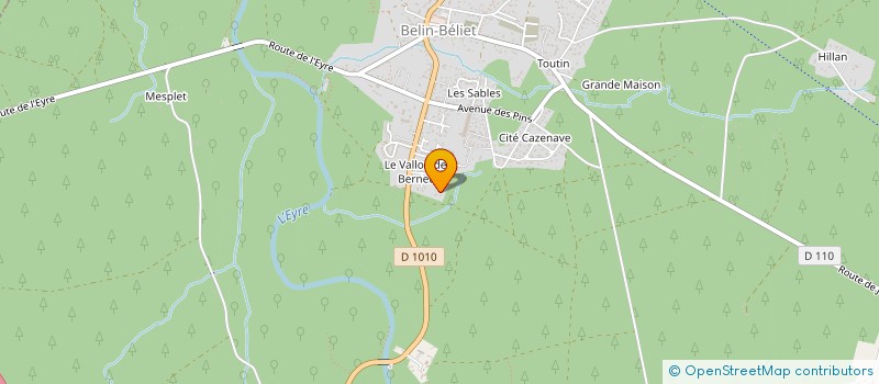 localisation de l'entreprise KAPAYO  BELIN-BELIET