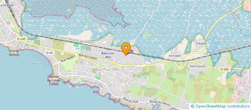 localisation de l'entreprise KAPE  BATZ-SUR-MER