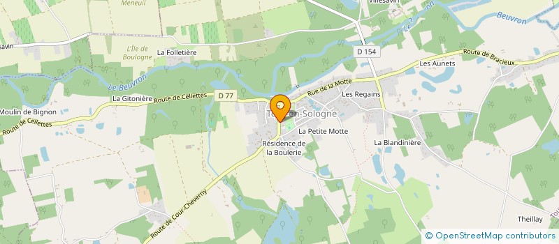 localisation de l'entreprise KAPEAL 70  TOUR-EN-SOLOGNE