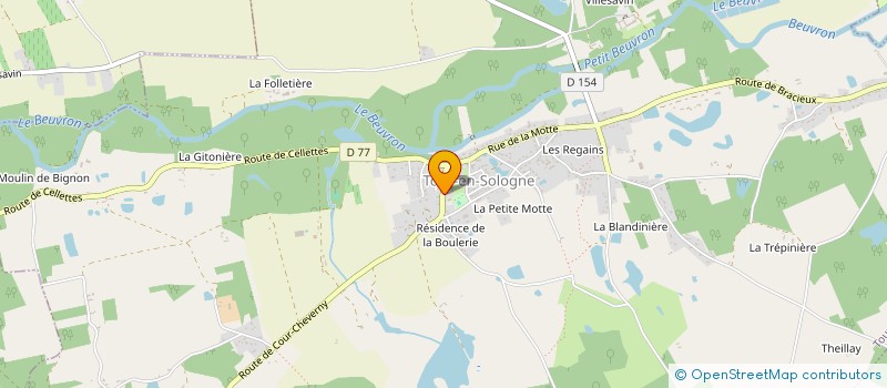 localisation de l'entreprise KAPEAL IMMO  TOUR-EN-SOLOGNE