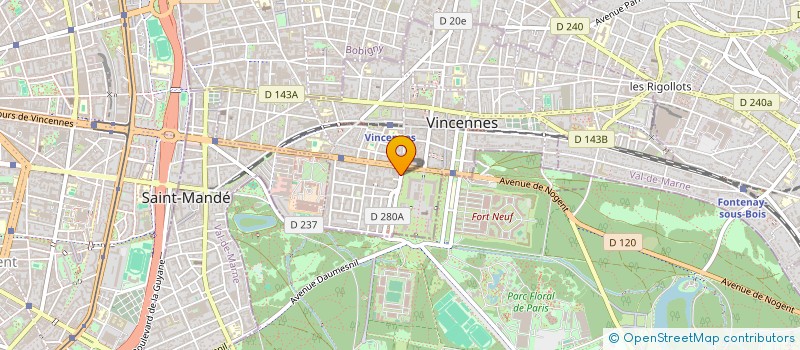 localisation de l'entreprise KAPEJA à VINCENNES